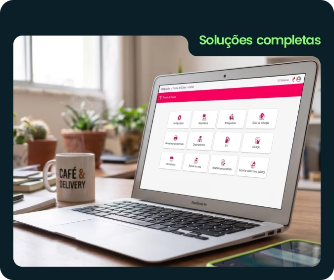 Painel de integração de pedidos de delivery